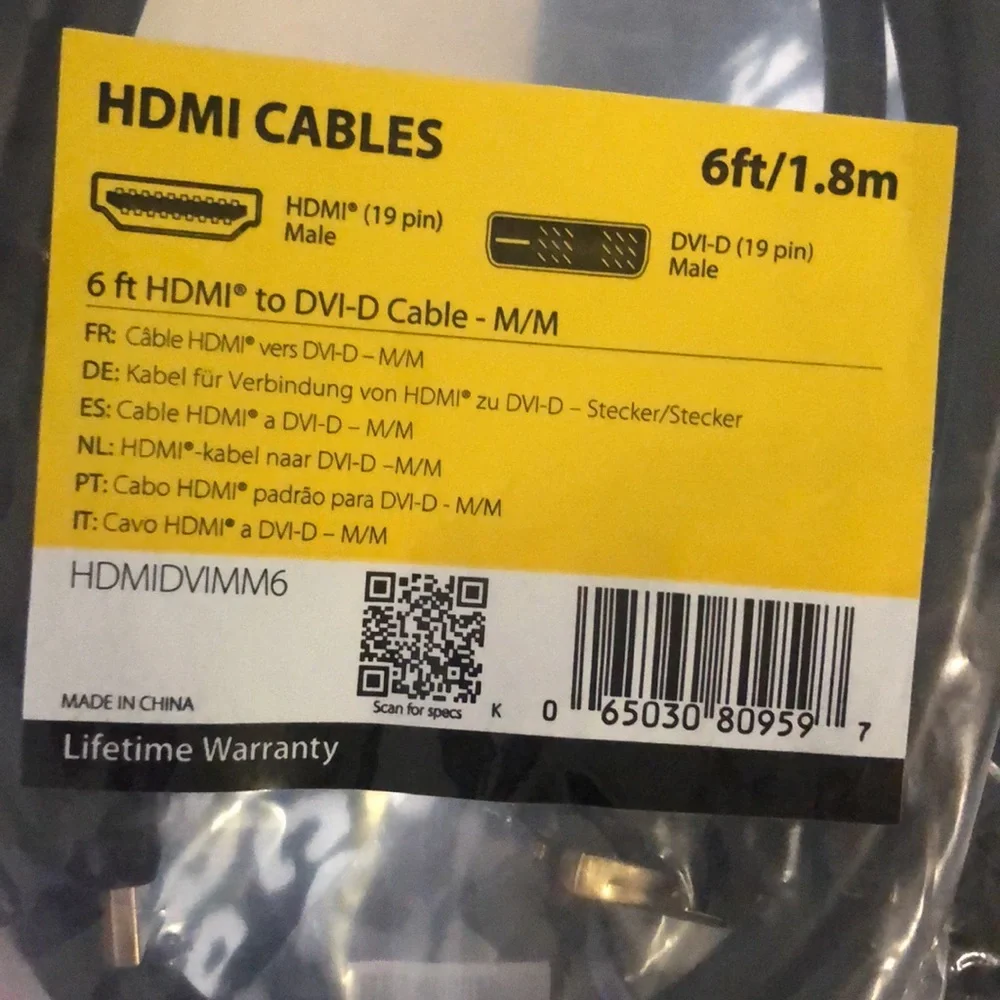 (2 Packs) 6ft HDMI DisplayPort to DVI Cable - M/M - DP2DVI2MM6 | StarTech.com